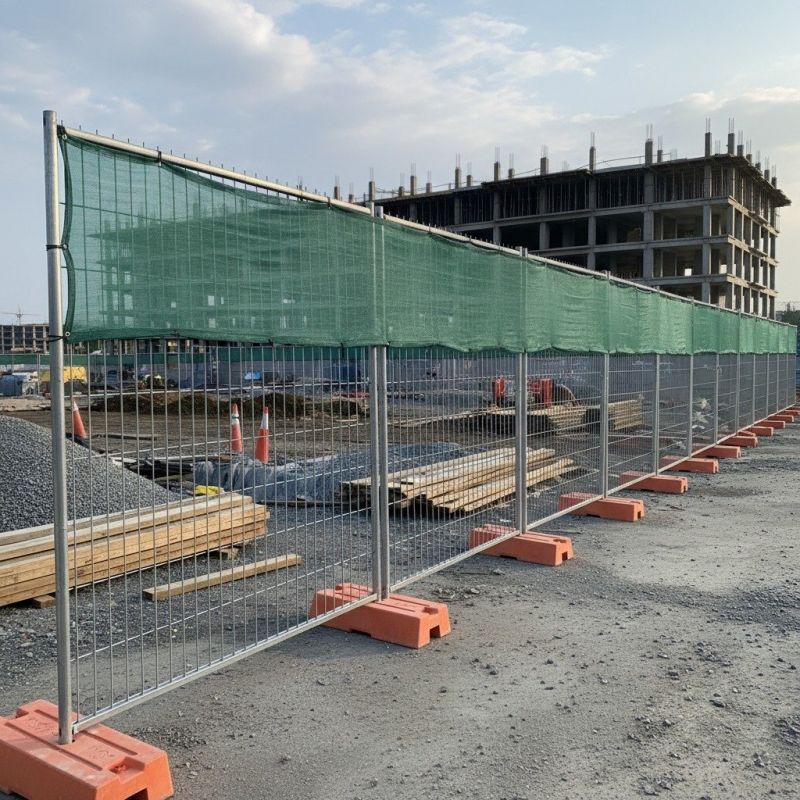 Commercial Fence Construction