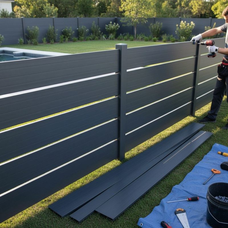 Composite Fence Installation