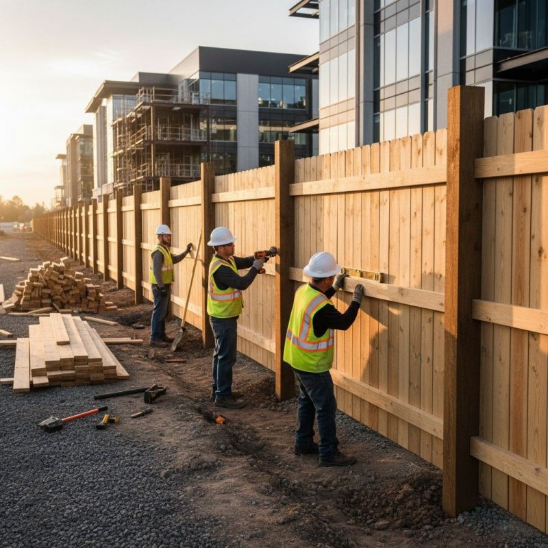 Board Fence Installation detail