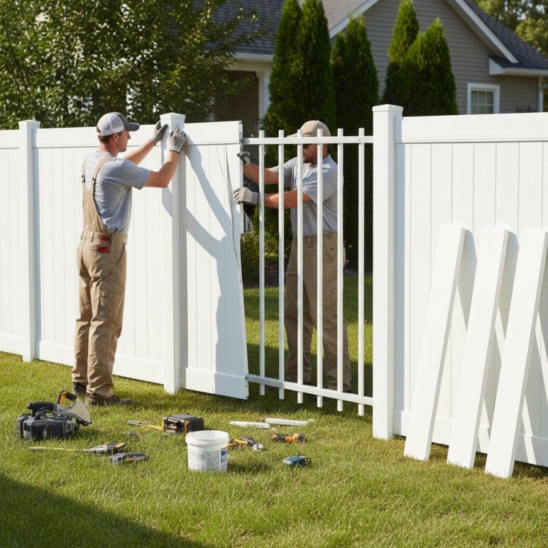 Cyclone Fence Repair detail