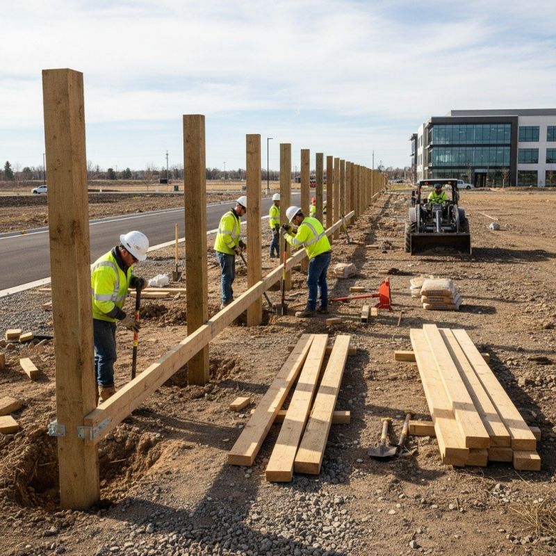 Hurricane Fence Installation detail